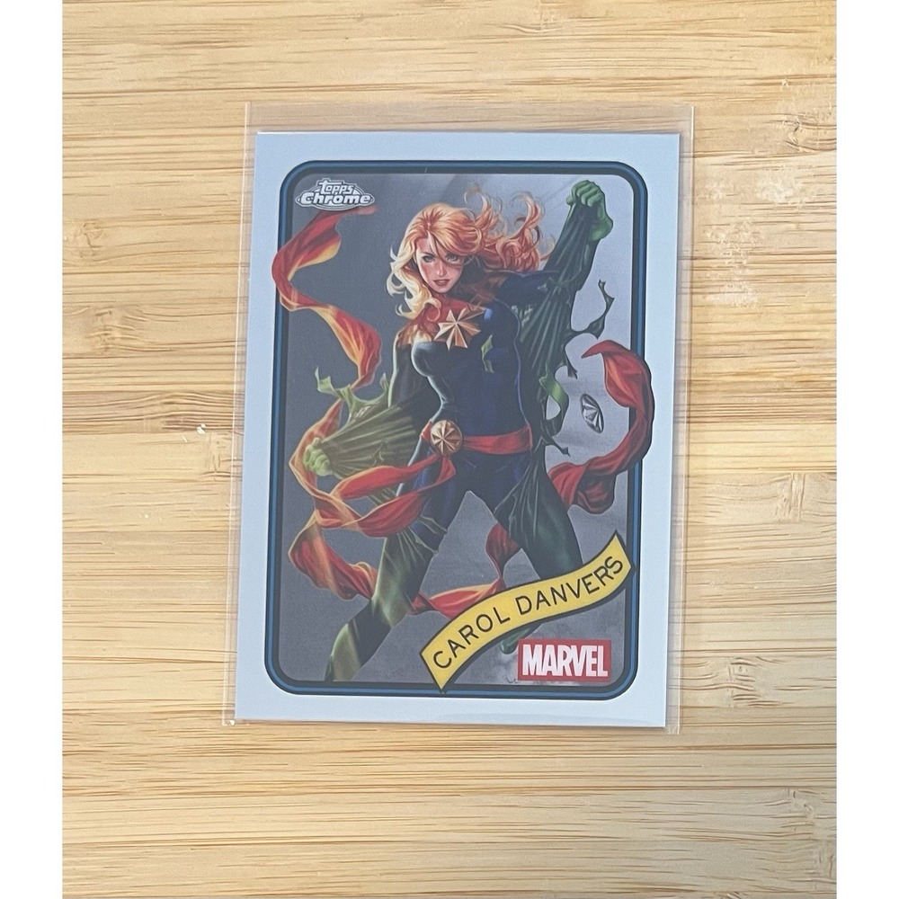 2025 Topps Chrome Marvel‎ Carol Danvers #172 Base Card